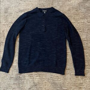 Bonobos Men's Navy Blue Wool Sweater M